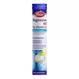 ABTEI Magnez 400 Plus Witamina C+E tabletki musujące, 15 szt