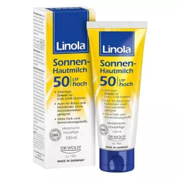 LINOLA Mleczko do opalania LSF 50, 100 ml