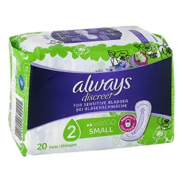 ALWAYS dyskretne wkładki na nietrzymanie moczu małe 20 szt