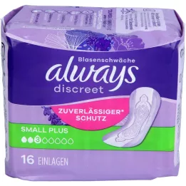 ALWAYS dyskretne wkładki na nietrzymanie moczu małe plus 16 szt