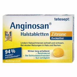 TETESEPT Pastylki na gardło Anginosan bez cukru cytryna 20 szt