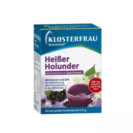KLOSTERFRAU Broncholind gorący granulat z czarnego bzu, 10X15 g
