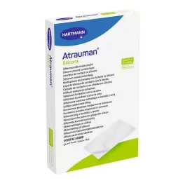 ATRAUMAN Kompresy silikonowe jałowe 5x7 cm, 10 szt