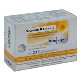 Witamina D3 10 000 Tj.Kapsułki (50 sztuk)