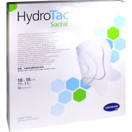 HYDROTAC opatrunek piankowy komfortowy na kręgosłup 18x18 cm sterylny, 10 szt