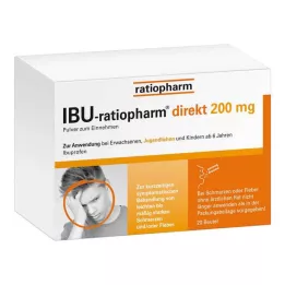 IBU-RATIOPHARM proszek bezpośredni 200 mg do stosowania doustnego, 20 szt
