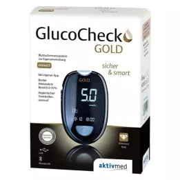 GLUCOCHECK GOLD Zestaw glukometrów mmol/l, 1 szt