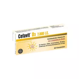 CEFAVIT D3 7000 j.m. tabletki powlekane, 60 szt