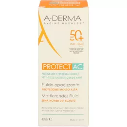 A-DERMA Chronić płyn do matowania AC LSF 50+, 40 ml
