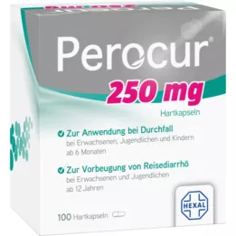 PEROCUR 250 mg twardych kapsułek, 100 szt
