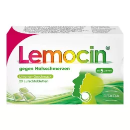 LEMOCIN pastylki na ból gardła 20 szt