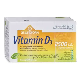 Zdrowa forma witaminy D3 2500 Tj.Czapki Vega (100 sztuk)