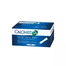CALCIMED D3 500 mg/1000 I.E. Granulat bezpośredni, 60 szt