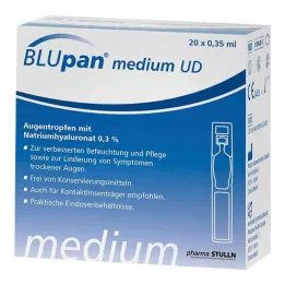 BLUPAN średnie UD krople do oczu, 20X0,35 ml