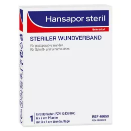 HANSAPOR STERIL RANE Association 6x7 cm, 1 szt