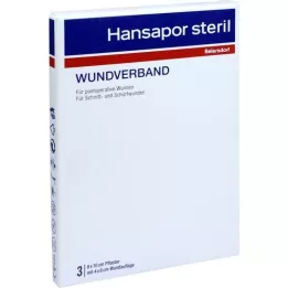 HANSAPOR STERIL RANE Association 8x10 cm, 3 szt
