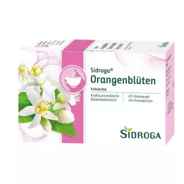 SIDROGA Torebki filtrujące do herbaty z kwiatu pomarańczy, 20X1,2 g