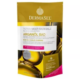 DERMASEL Sól do kąpieli z Morza Martwego + olejek arganowy, 1 szt
