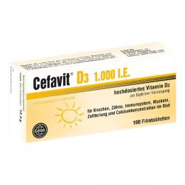 CEFAVIT D3 1000 j.m. tabletki powlekane, 100 szt