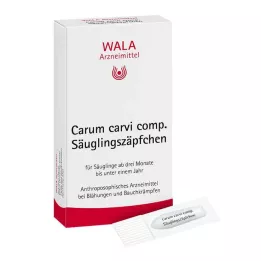 CARUM CARVI comp. Czopki dla niemowląt, 10X1 g