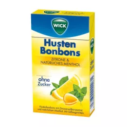 Wick Lemon & Nat i bogaty mentol bez cukru, 46 g