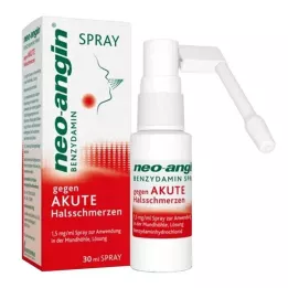 NEO-ANGIN Benzydamina spray na ostry ból gardła, 30 ml