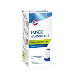 EMSER Irygator do nosa z 4 saszetkami soli do płukania nosa, 1 szt