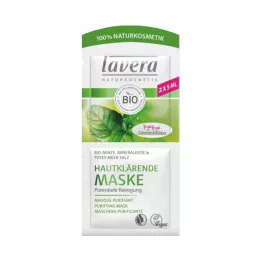 LAVERA maska oczyszczająca skórę mięta, 2X5 ml