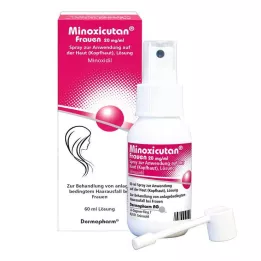 MINOXICUTAN Kobiety 20 mg/ml spray, 60 ml