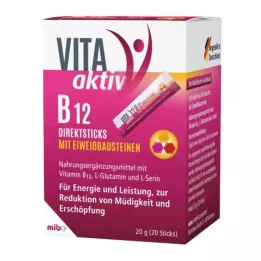 VITA AKTIV B12 bezpośrednie pałeczki z blokami białkowymi, 20 szt
