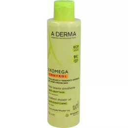 A-DERMA Exoega steruje elastyczną ropą prysznicową, 200 ml