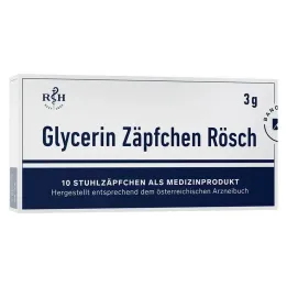 Czopki glicerynowe Rösch 3 g na zaparcia, 10 szt