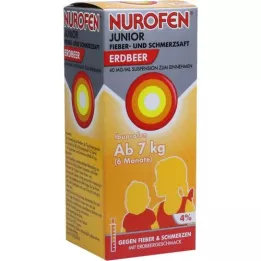 NUROFEN Syrop na gorączkę i ból Junior Erdbe.40 mg/ml, 150 ml