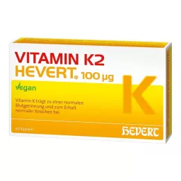 VITAMIN K2 HEVERT kapsułki 100 μg, 60 szt