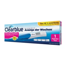 CLEARBLUE Test ciążowy z określeniem tygodnia ciąży 1 szt