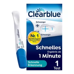 CLEARBLUE Test ciążowy szybki wykrywacz 1 szt