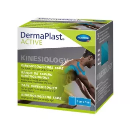 DERMAPLAST Aktywna taśma kinezjologiczna 5 cm x 5 m niebieska, 1 szt