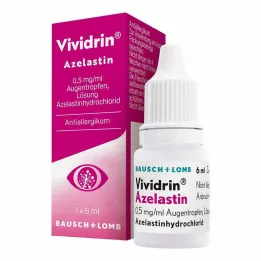 VIVIDRIN Azelastyna 0,5 mg/ml krople do oczu, 6 ml