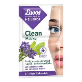 LUVOS Maska oczyszczająca z glinką leczniczą Natural Cosmetics, 2X7,5 ml