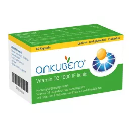 ANKUBERO VITAMIN D3 1000 I.E. Kapsułki, 60 szt