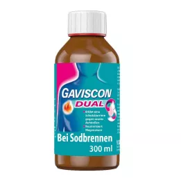 GAVISCON Podwójna zawiesina doustna 500 mg/213 mg/325 mg, 300 ml