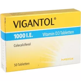 VIGANTOL 1000 tj. Tabletki witaminy D3, 50 szt