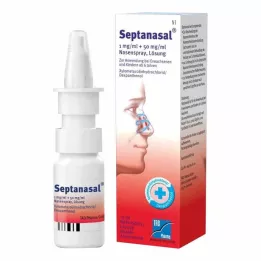 SEPTANASAL 1 mg/ml + 50 mg/ml aerozol do nosa, 10 ml