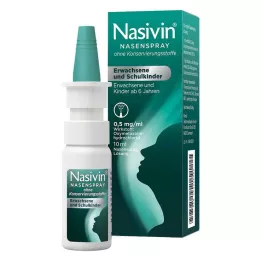 NASIVIN Spray do nosa bez dodatków dla dorosłych i dzieci w wieku szkolnym 10 ml