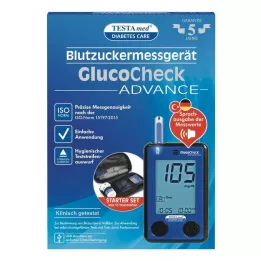 TESTAMED GlucoCheck Advance Star.-Zestaw mg/dl mmol/l, 1 szt