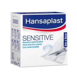 HANSAPLAST Plaster opatrunkowy 6 cm x 5 m rolka, 1 szt