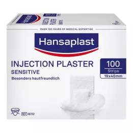 HANSAPLAST Plaster iniekcyjny wrażliwy 1,9x4 cm, 100 szt