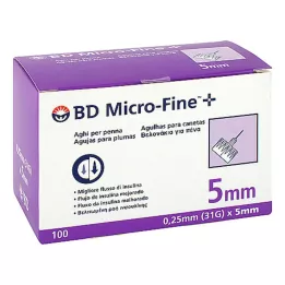 BD MICRO-FINE+ Igły do penów 0,25x5 mm, 100 szt
