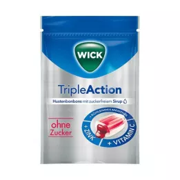WICK Menthol potrójnego działania & Cassis bez cukru, 72 g