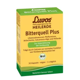 LUVOS Healing Earth Bio Bitterquell Plus Capsules, 30 szt